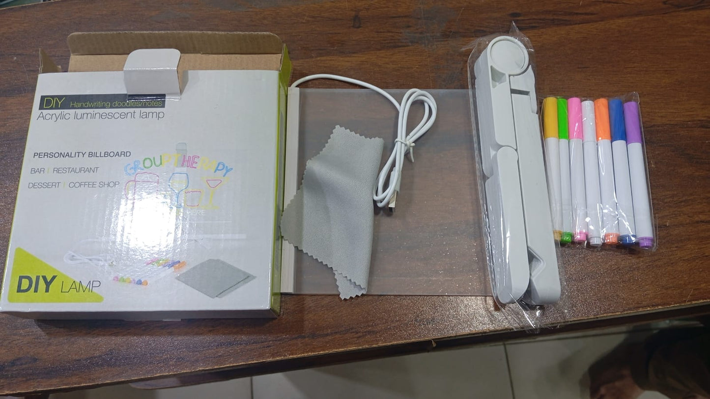 LED Light-Up Writing Board